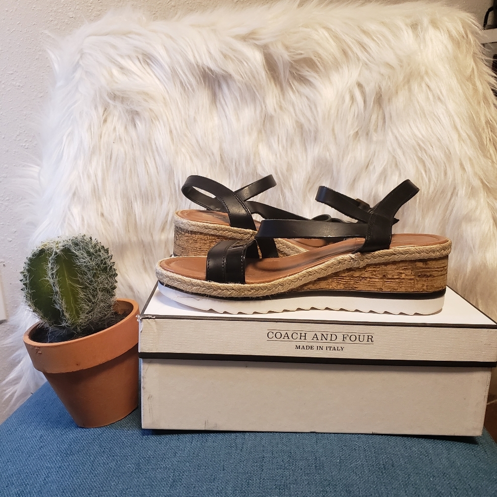 Brand new coach and four wedges super comfy